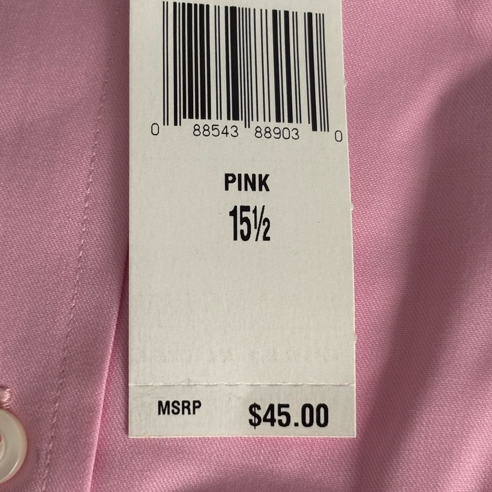 Izod Men's Pink Quick Dry Casual Shirt - Picture 4 of 4
